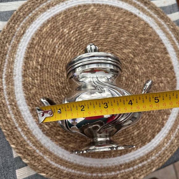 Vintage Peruvian Sterling Silver Sugar Bowl - Picture 10 of 10